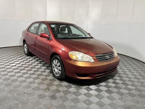 Impulse Red 2004 Toyota Corolla LE