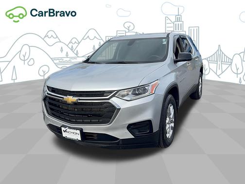 Silver Ice Metallic 2020 Chevrolet Traverse LS