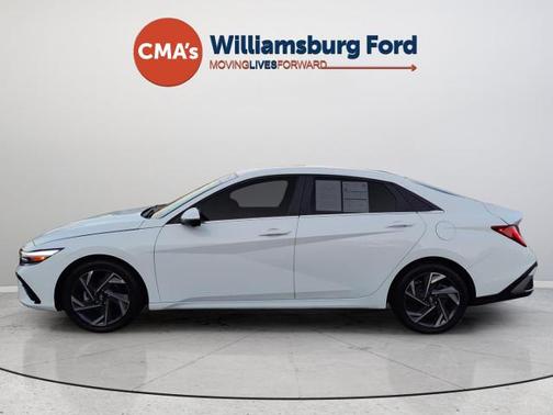 White 2024 Hyundai ELANTRA LIMITED