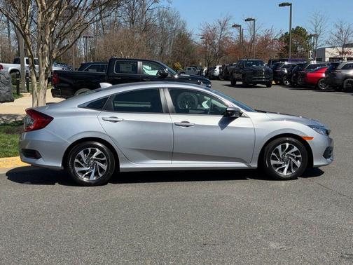 Silver 2018 Honda Civic EX