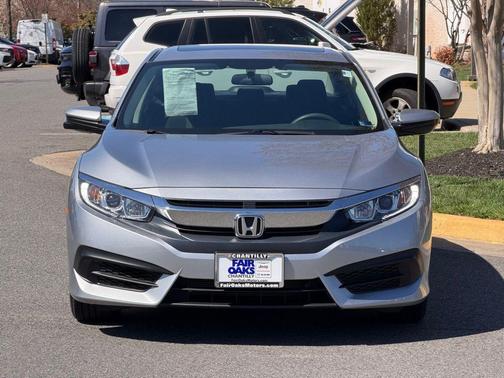 Silver 2018 Honda Civic EX