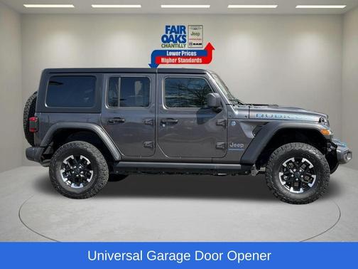 Granite Crystal Clearcoat Metallic 2025 Jeep Wrangler 4xe Rubicon