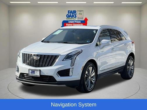 Crystal White Tri-Coat 2024 Cadillac XT5 Premium Luxury