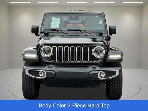 Black Clearcoat 2025 Jeep Wrangler 4xe Sahara