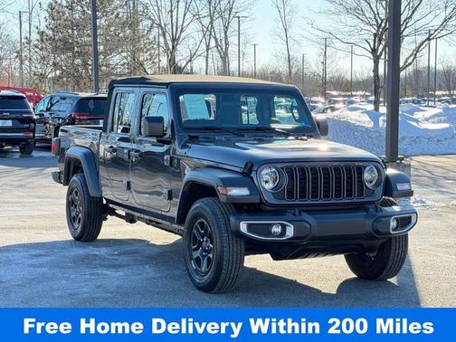 Granite Crystal Clearcoat Metallic 2024 Jeep Gladiator Sport