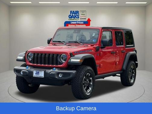 Firecracker Red Clearcoat 2025 Jeep Wrangler 4xe Rubicon