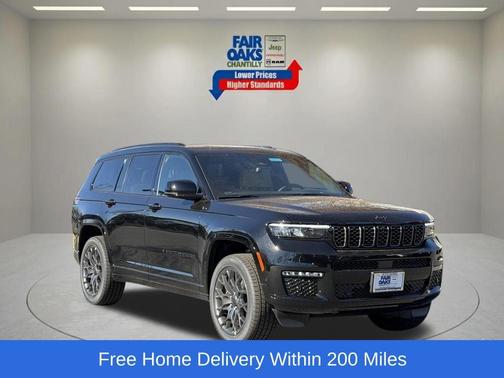 Diamond Black 2025 Jeep Grand Cherokee L Summit