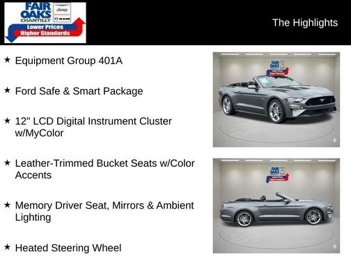 Gray Metallic 2023 Ford Mustang GT Premium