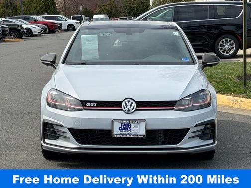White Silver Metallic 2018 Volkswagen Golf GTI 2.0T SE 4-Door