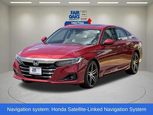Radiant Red 2022 Honda Accord Hybrid Touring