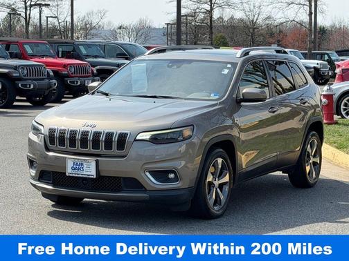 Light Brownstone Pearlcoat 2019 Jeep Cherokee Limited