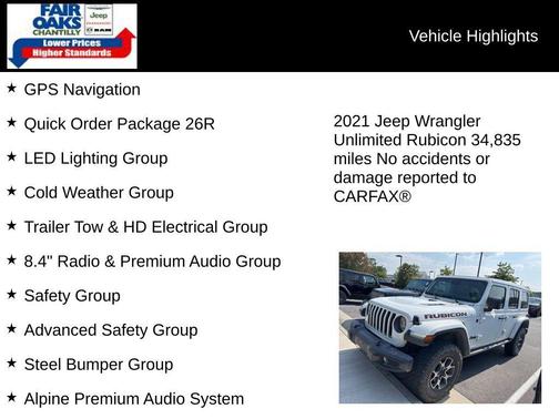 2021 Jeep Wrangler Unlimited Rubicon
