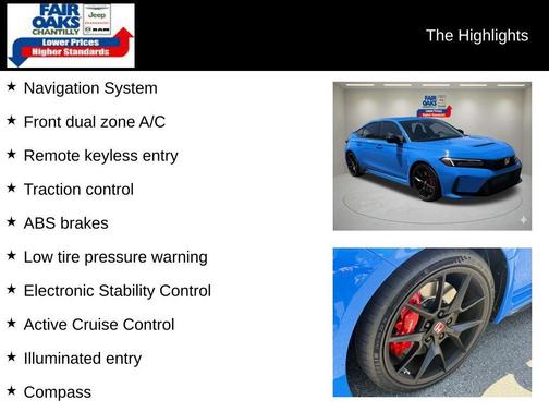 Boost Blue Pearl 2025 Honda Civic Type R Base