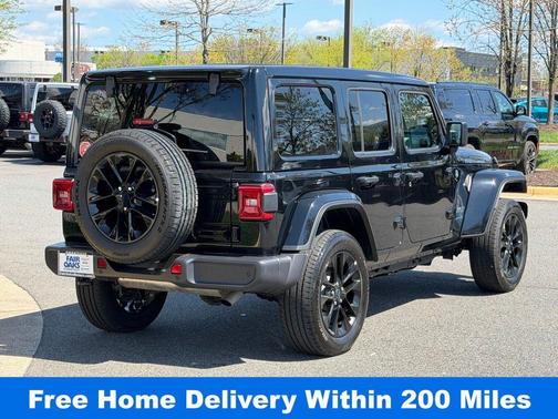 Black Clearcoat 2025 Jeep Wrangler 4xe Sahara