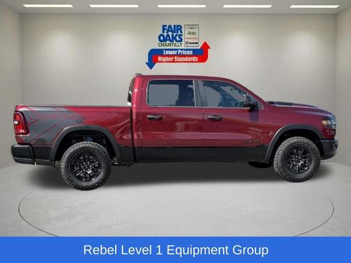 Delmonico Red Pearlcoat 2025 RAM 1500 Rebel