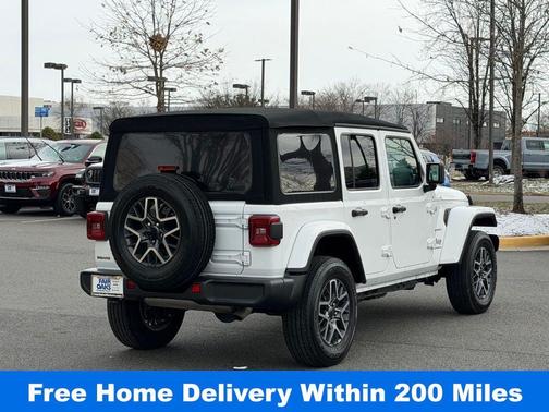 Bright White Clearcoat 2024 Jeep Wrangler Sahara