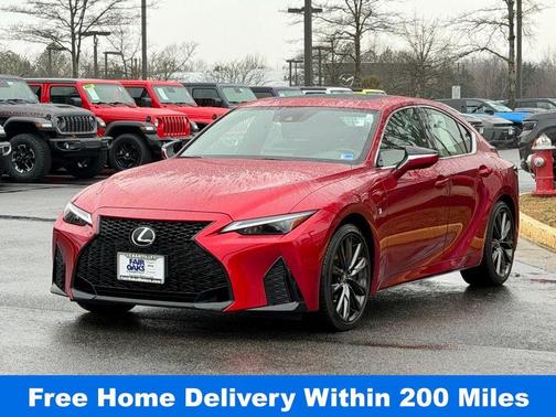 Matador Red Mica 2022 Lexus IS 350 F Sport