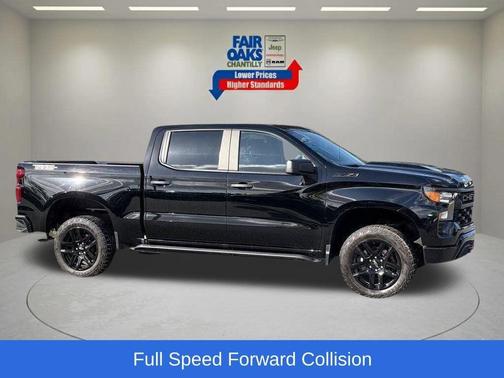 Black 2025 Chevrolet Silverado 1500 Custom Trail Boss
