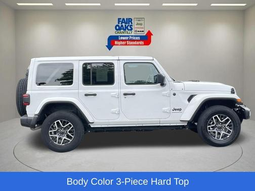 Bright White Clearcoat 2025 Jeep Wrangler Sahara