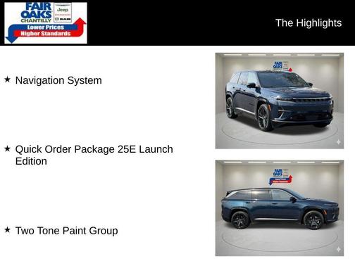 Fathom Blue Pearlcoat 2024 Jeep Wagoneer S Launch Edition