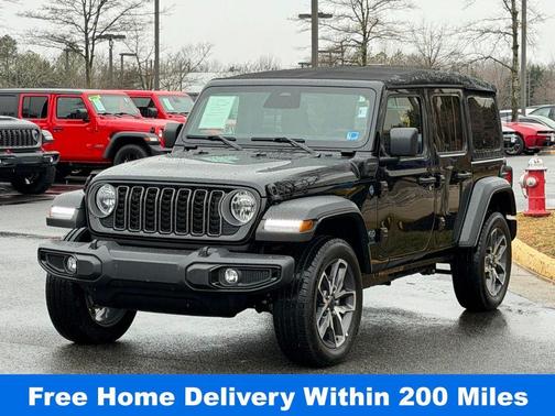 Black Clearcoat 2025 Jeep Wrangler 4xe Sport