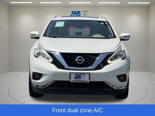 Pearl White 2017 Nissan Murano Platinum