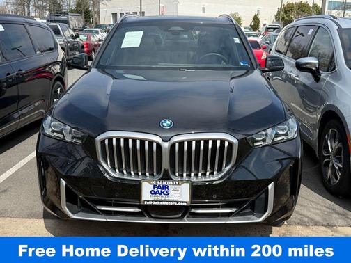 Black Sapphire Metallic 2025 BMW X5 PHEV xDrive50e