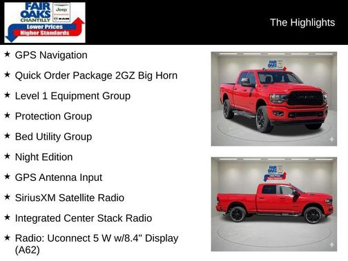 Flame Red Clearcoat 2024 RAM 2500 Big Horn