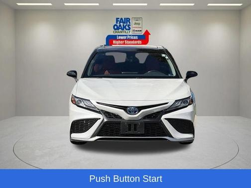 Midnight Black Metallic 2024 Toyota Camry Hybrid XSE