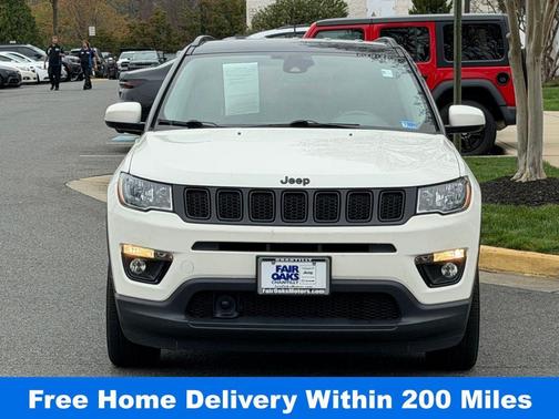 White Clearcoat 2020 Jeep Compass Altitude