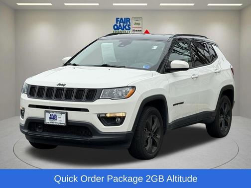 White Clearcoat 2020 Jeep Compass Altitude