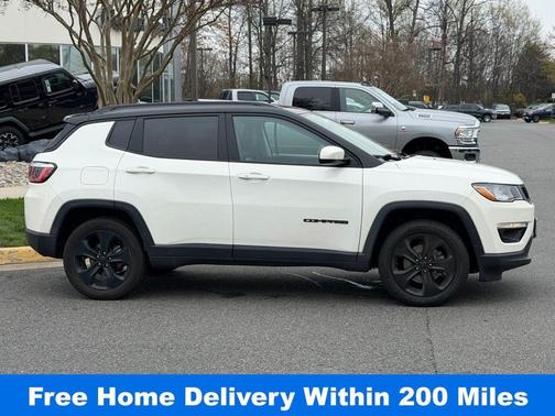 White Clearcoat 2020 Jeep Compass Altitude