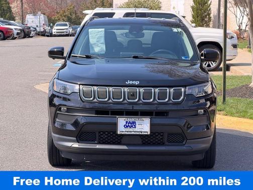 Diamond Black 2022 Jeep Compass Latitude Lux