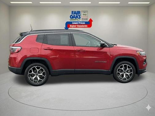 Red 2025 Jeep Compass Limited