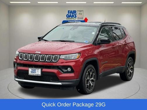 Red 2025 Jeep Compass Limited