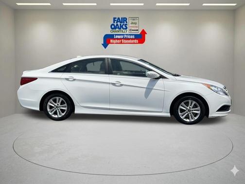 Pearl White 2014 Hyundai SONATA GLS
