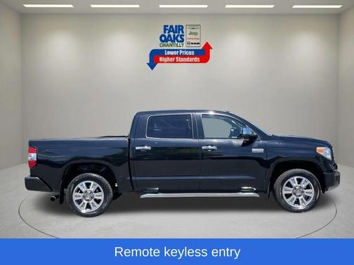 Black 2017 Toyota Tundra Platinum