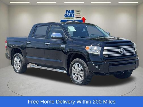 Black 2017 Toyota Tundra Platinum