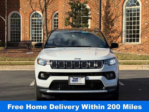 Bright White Clearcoat 2026 Jeep Compass Limited