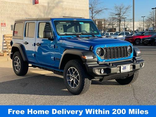 Hydro Blue Pearl 2026 Jeep Wrangler Sport