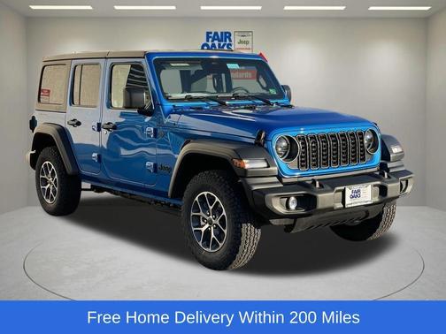 Hydro Blue Pearl 2026 Jeep Wrangler Sport
