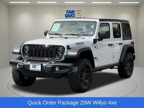 Bright White Clearcoat 2025 Jeep Wrangler 4xe Sport