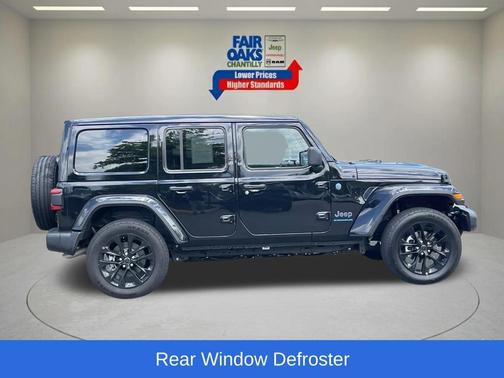 Black Clearcoat 2025 Jeep Wrangler 4xe Sahara