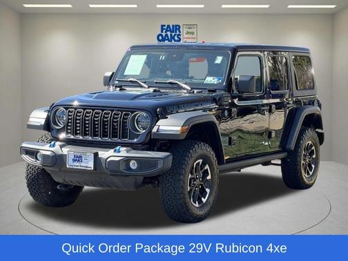 Black Clearcoat 2025 Jeep Wrangler 4xe Rubicon