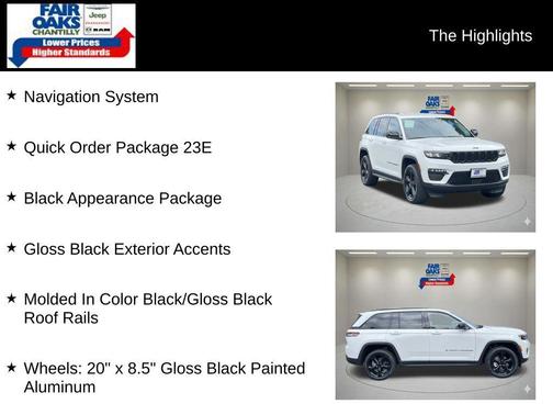 Bright White Clearcoat 2023 Jeep Grand Cherokee Limited