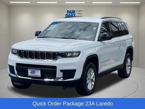 Bright White Clearcoat 2025 Jeep Grand Cherokee L Laredo