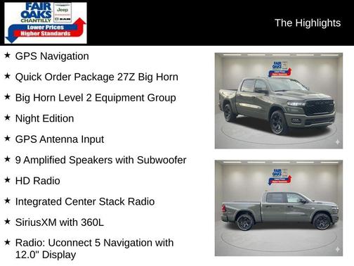 Canyon 2026 RAM 1500 Big Horn/Lone Star