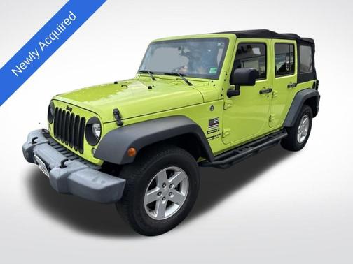 Hypergreen Clearcoat 2016 Jeep Wrangler Unlimited Sport