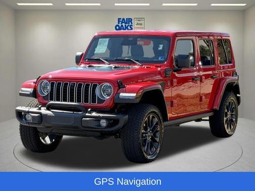 Firecracker Red Clearcoat 2025 Jeep Wrangler 4xe Sahara