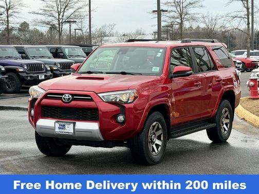 Red 2020 Toyota 4Runner Sport
